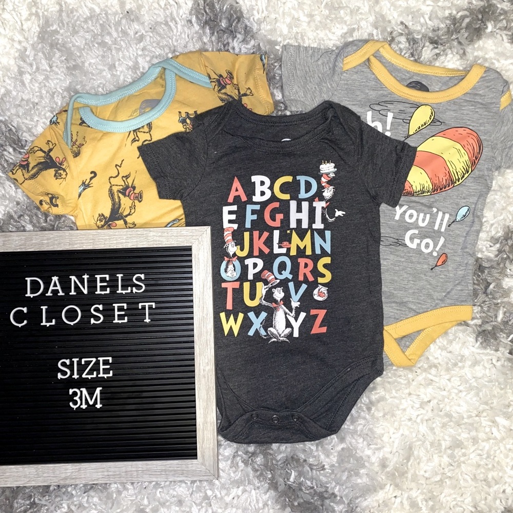 Dr. Seuss onesies